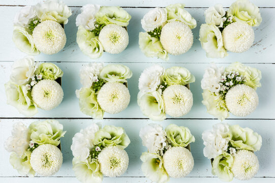 Little flowers make into like ice cream or desserts for party or