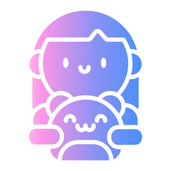 girl Gradient icon