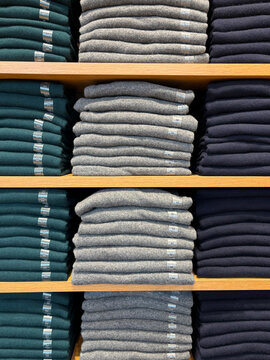 stacks of sweaters
