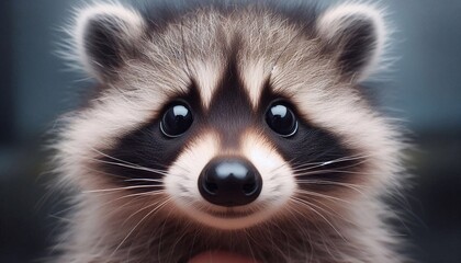 Niedlicher Waschb&auml;r