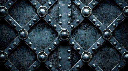 Naklejka premium Textured Steel Surface with Ancient Weathered Look.