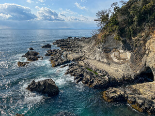 日本周遊　三浦半島荒崎海岸