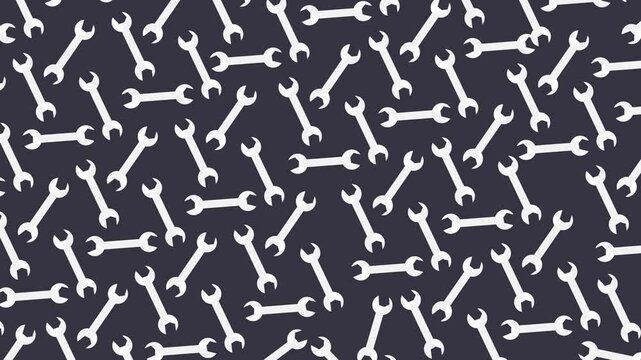 Labour Day pattern background illustration with construction tools illustration 