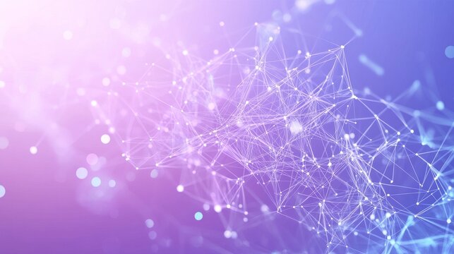 Abstract digital connections and network illustration.