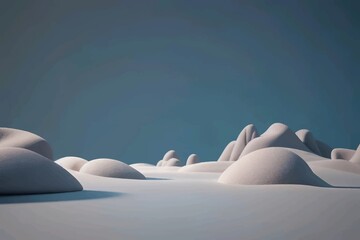 Beautiful and Peaceful Nature Scenery Illustration Landscape Countryside Tranquil Vibrant and Colorful