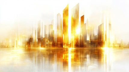 futuristic cityscape model featuring holographic elements and advanced technology, symbolizing progress, innovation, and the merging of digital and physical worlds in a modern urban environment