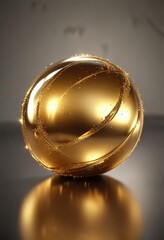 Obraz premium Sparkling light effect on gold with metallic sheen, radiant highlight, metallic sheen