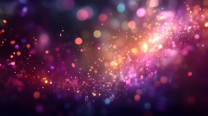 Naklejka premium Abstract Colorful Lights Sparkle Background