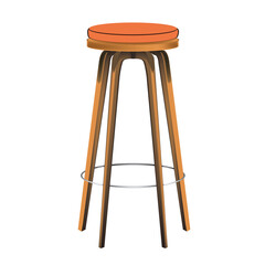 Bar high stool