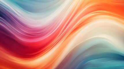 Obraz premium Abstract Colorful Swirling Wave Background Design