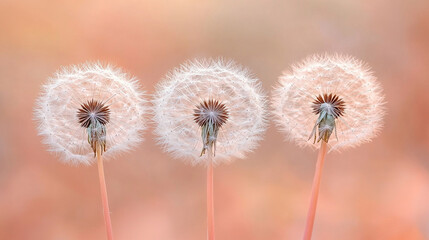 soft, airy dandelion fluff floating gently in the breeze, symbolizing purity, freedom, and the beauty of nature, creating a serene, minimalist aesthetic perfect for a calming atmosphere