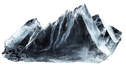 Obraz premium Icebergs transparent background