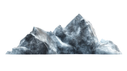 Naklejka premium Icebergs transparent background