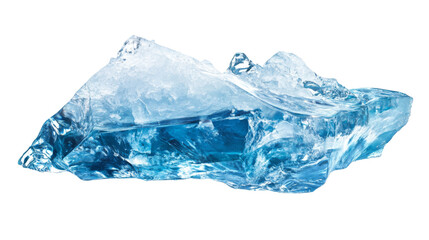 Fototapeta premium Icebergs transparent background