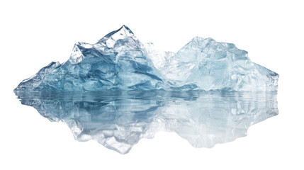 Obraz premium Icebergs transparent background
