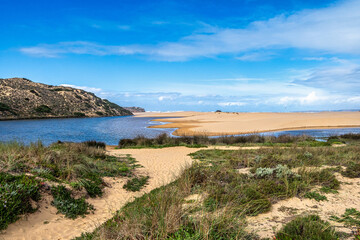 Praia da Bordeira, Algarve, Portugal. Parque Natural do Sudoeste Alentejano e Costa Vicentina.