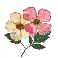 Fototapeta premium A composition of dried flowers, showcasing their delicate structure and natural beauty.