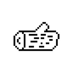 tree log pixel art for your needs 