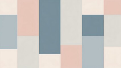 Abstract Pastel Rectangle Color Block Design