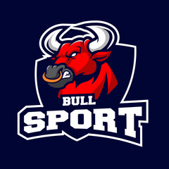 bull mascot logo for your company