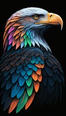 Obraz premium portrait of a eagle