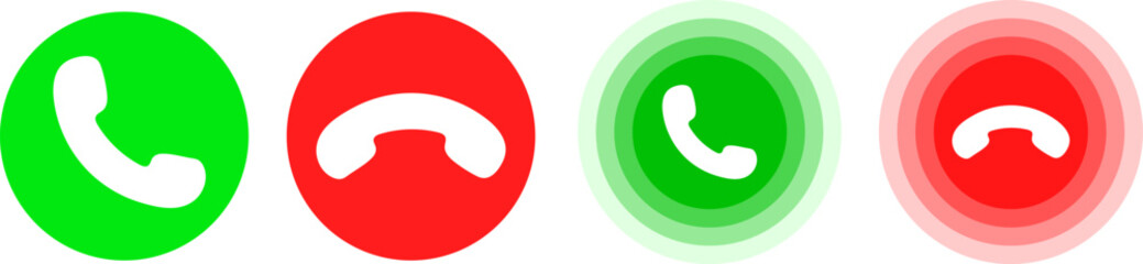 Incoming, outgoing, and missed icon set. Call phone icon. Set of signs for support. phone call receive icon sign
