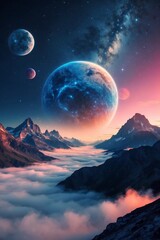 4k illustration immersive wallpaper background