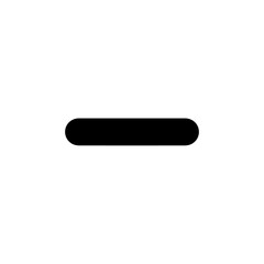 minus icon isolated on transparent background