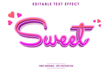 Editable Sweet Valentine Text Effect