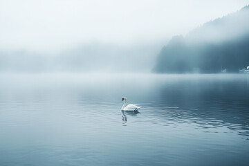Dreamy and Elegant White Swan Concept