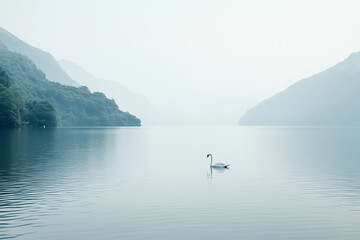 Dreamy and Elegant White Swan Concept