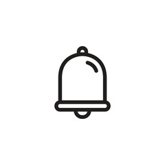 Notification bell icon set vector illustration