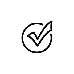 Checkmark icon set vector illustration