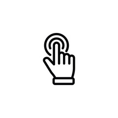 Hand pointer icons. Pointer click icon vector	