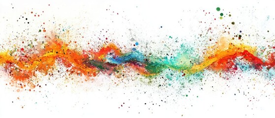 Obraz premium Colorful abstract splash representing creativity and energy.