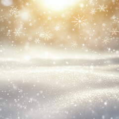 Fototapeta premium A close-up view of delicate snowflakes on a bright background, perfect for winter or holiday themed designs