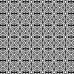Unique Black Geometric Seamless Pattern