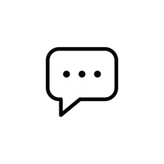 Chat Bubble Icon. chat icons set. Speech bubble, message symbol vector