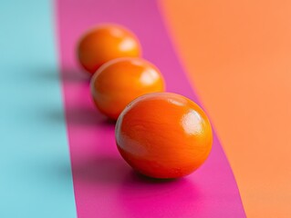 jujube isolated on colorful background