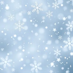 christmas background with snowflakes