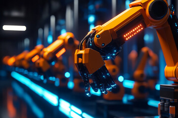 Industrial Precision: High-Tech Robotic Arms in Action