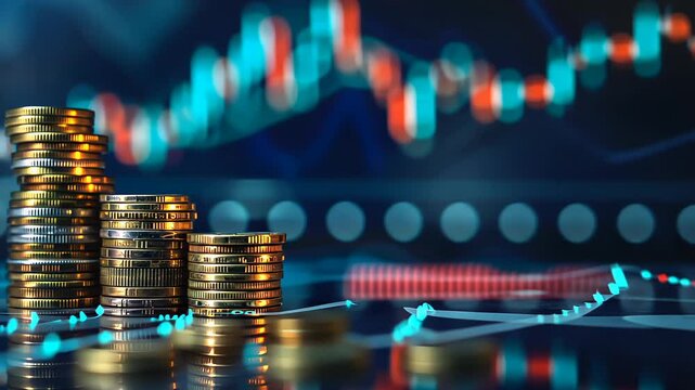 Money coin stack growing investment. Business Finance Save Money, target, aim, financial, currency, wealth, economy, saving, investment, growth, finance, insurance, inflation