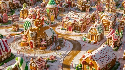 Enchanted Gingerbread Village: A Festive Winter Wonderland