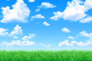 Fototapeta premium Idyllic Spring Meadow Landscape