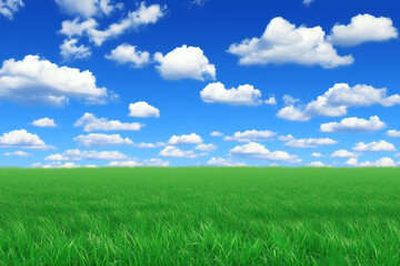 Fototapeta premium Idyllic Spring Meadow Landscape