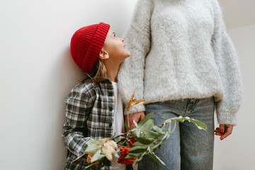 A Joyful Moment Between a Child and Parent Indoors