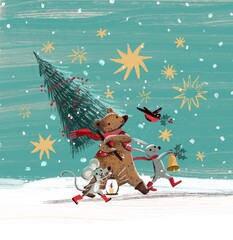 Christmas holidays card