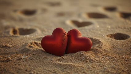 Fototapeta premium heart shaped chocolate