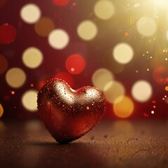 Fototapeta premium christmas background with hearts