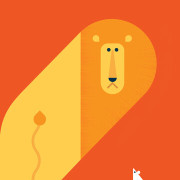 A Lion and a Mouse